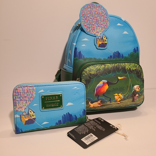 Loungefly Pixar UP Moment Jungle Stroll Mini Backpack W