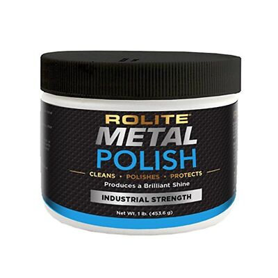 Rolite - RMP1# Metal Polish Paste - Industrial Strength Scratch Remover and C...