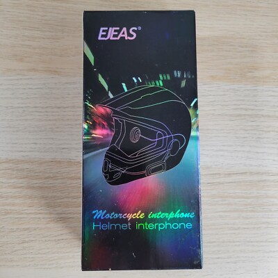 EJEAS V6 Pro Motorcycle Helmet 2 Rider Intercom Bluetooth Interphone 2pc Set