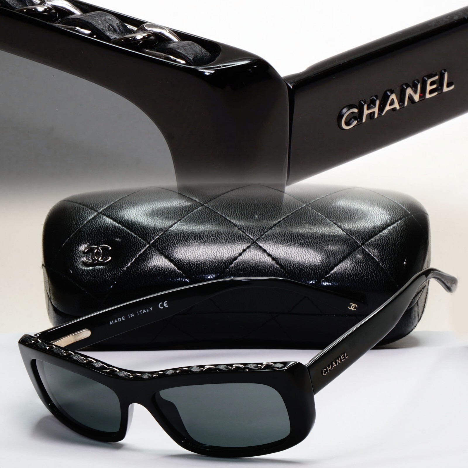 CHANEL 5189-A ブラック サングラス 中古・古着通販】CHANEL (シャネル) サングラス ブラック サイズ