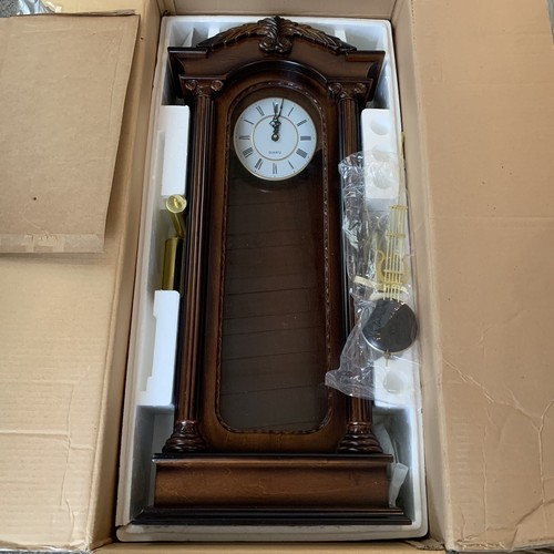 Vintage JC Penney Dark Umber Wall Clock New In Box | eBay