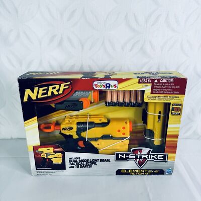 Nerf N-Strike Element EX-6 Action Kit Dart Blaster W/ 12 Darts Toys R Us Only