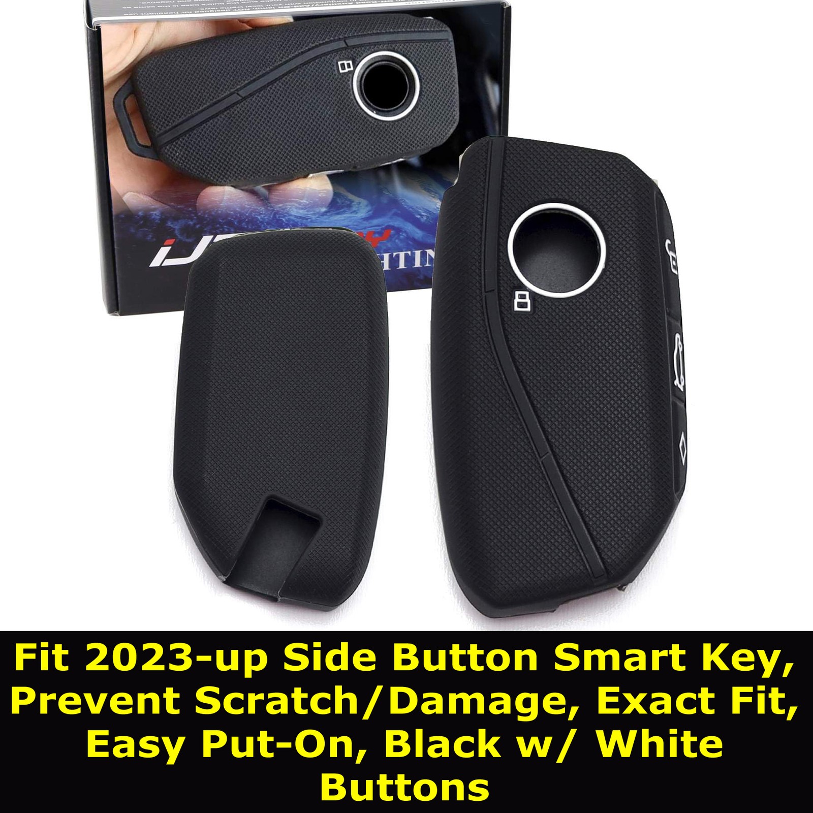 Silicone Key Fob Cover For BMW X5/X6/X7/iX/4/5/7 Series/i5/i7 by iJDMTOY