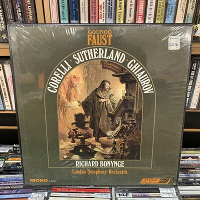 GOUNOD FAUST SUTHERLAND CORELLI GHIAUROV BONYNGE // Mono 1 4433 [VINYL, NEW]