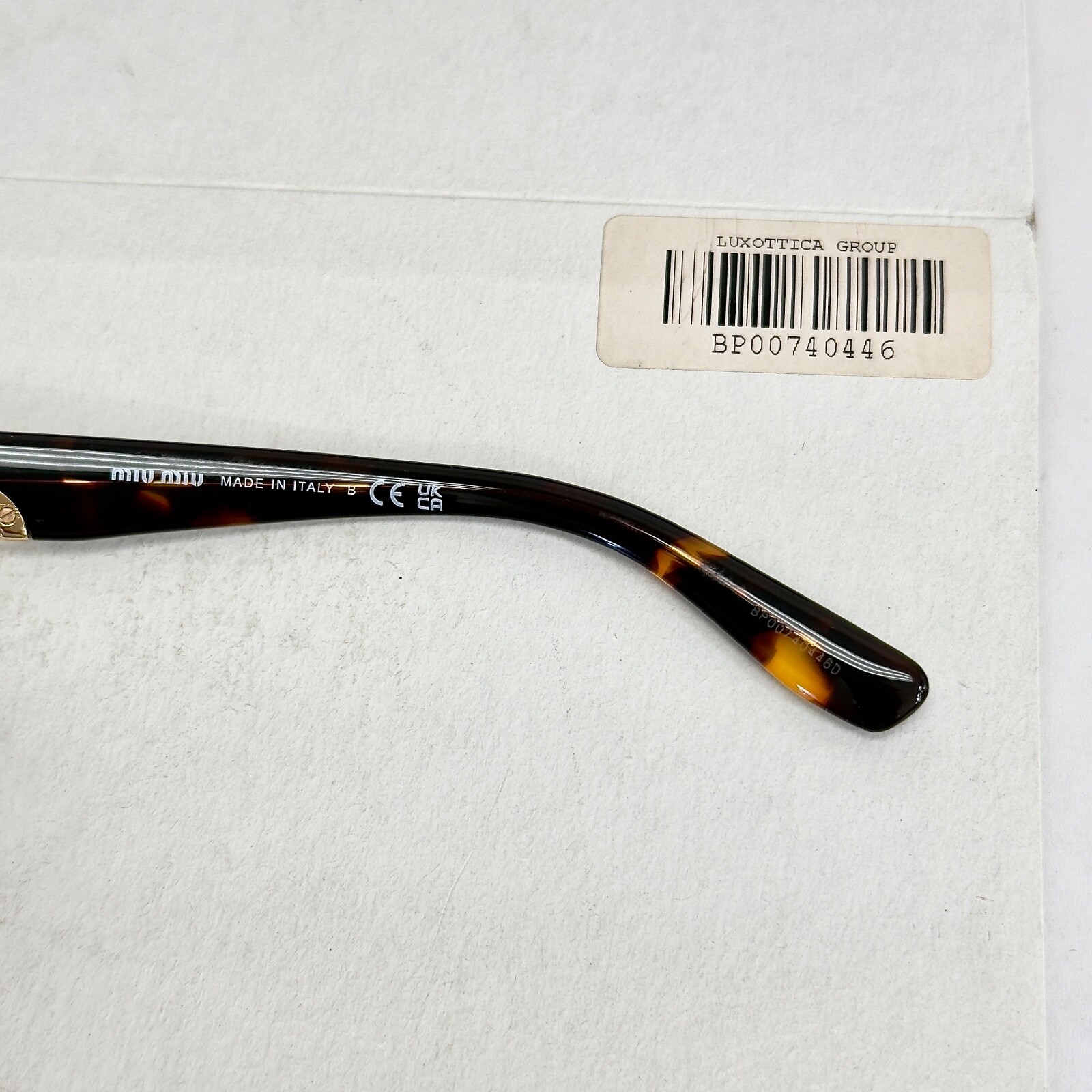 Pre-owned Miu Miu Charm Mu01xs Dark Brown Havana Geometric Luxury Fashion Sunglasses 01x In Vau-6s1