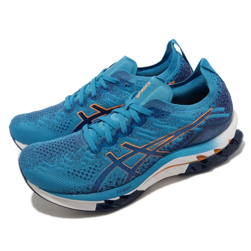 

Мужские беговые кроссовки Asics GEL-Kinsei Blast Island Blue Sun Peach White 1011B203-400, Синий, Gel-kinsei Blast