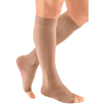 MEDIVEN PLUS REGULAR CALF OPEN TOE 40-50 Compression Stockings Socks   Size V 5
