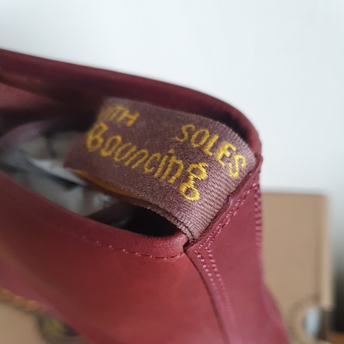 DR. MARTENS DR MARTENS 1460 RED OXBLOOD SMOOTH HARDLIFE LEATHER BOOTS SIZE UK 12 RRP £195