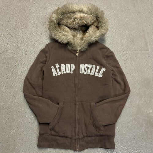 Y2K 2000s If Six Was Nine/LGB-Style Aeropostale Fur Lined