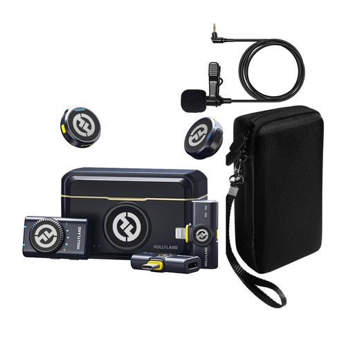 Hollyland LARK M2 DUO 2-Person Wireless Combo Microphone System Bundle Hollyland LARK M2 DUO 2-Person Wireless Combo Microphone System Bundle