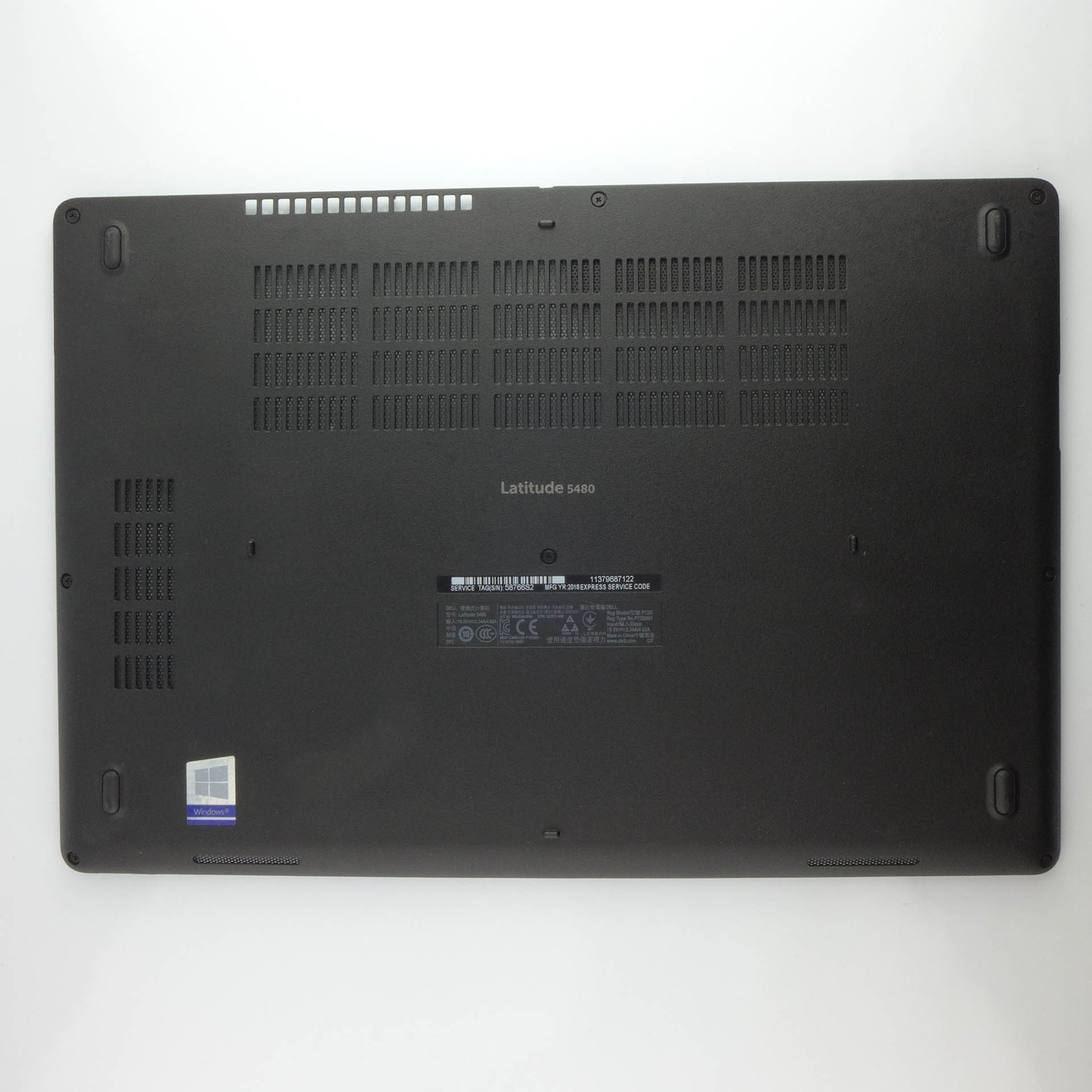 ORIGINAL DELL Latitude 5480 Gehäuse unterschale  bottom case base ✅