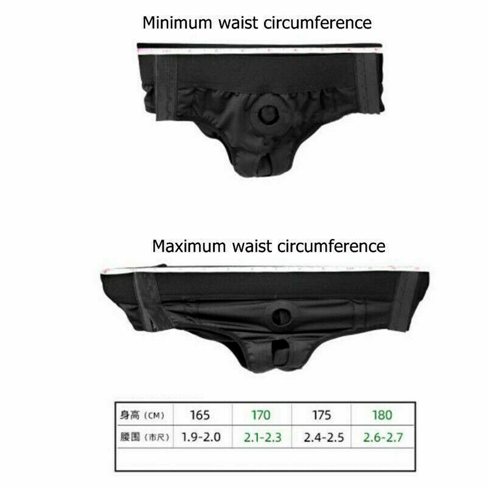 Boxer Brief Trans FTM Con Imbracatura E O-ring - Biancheria Intima Comfort, Taglie Grandi, Nero - Foto 10