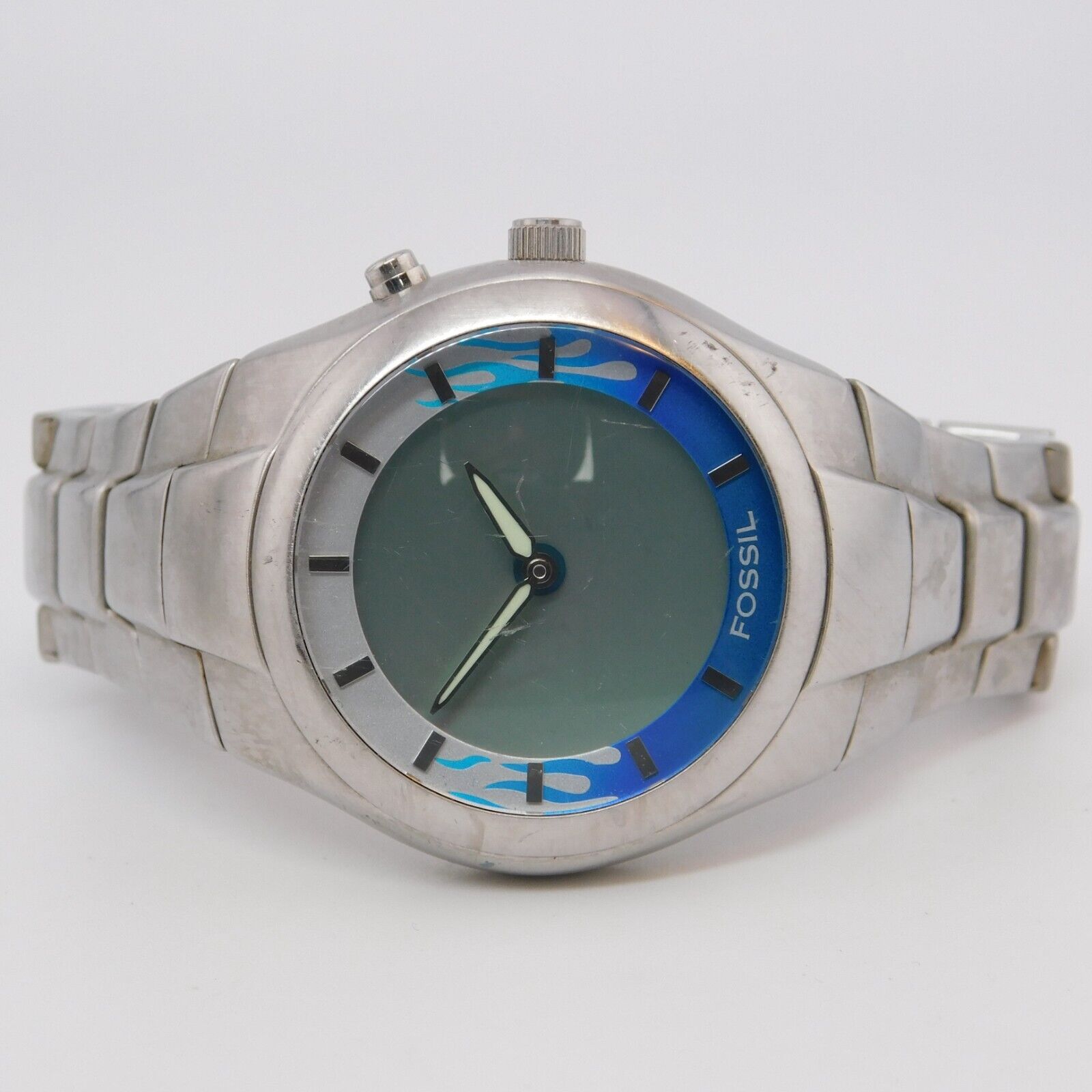 FOSSIL JR-8222 BIG TIC Quartz Men's Watch Sz. 6 1/4 FOSSIL JR-8222 BIG TIC Quartz Men's Watch Sz. 6 1/4