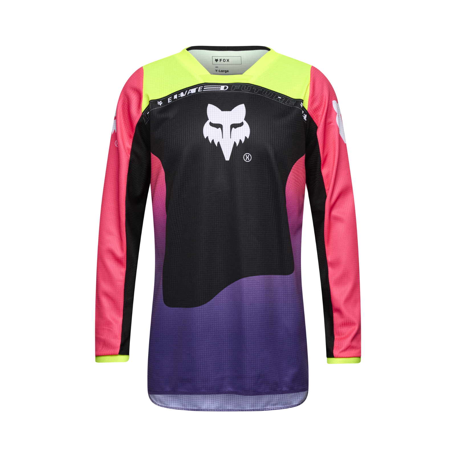 デッドストック FOX 180 マルチロゴプリント モトクロス Jersey L デッドストック FOX 180 マルチロゴプリント モトクロス Jersey
