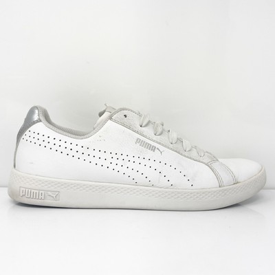 

Puma Womens Smash Perf Met 366238 01 Белая повседневная обувь Кроссовки Размер 7.5, Белый, Smash Perf Met