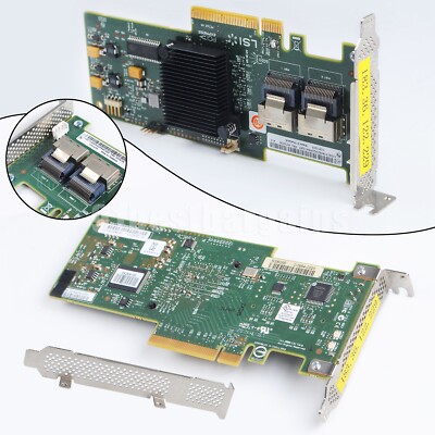 LSI MR SAS 9240-8I 6.0Gbps SAS SATA 8 PORT PCIe HBA RAID CONTROLLER CARD H/P