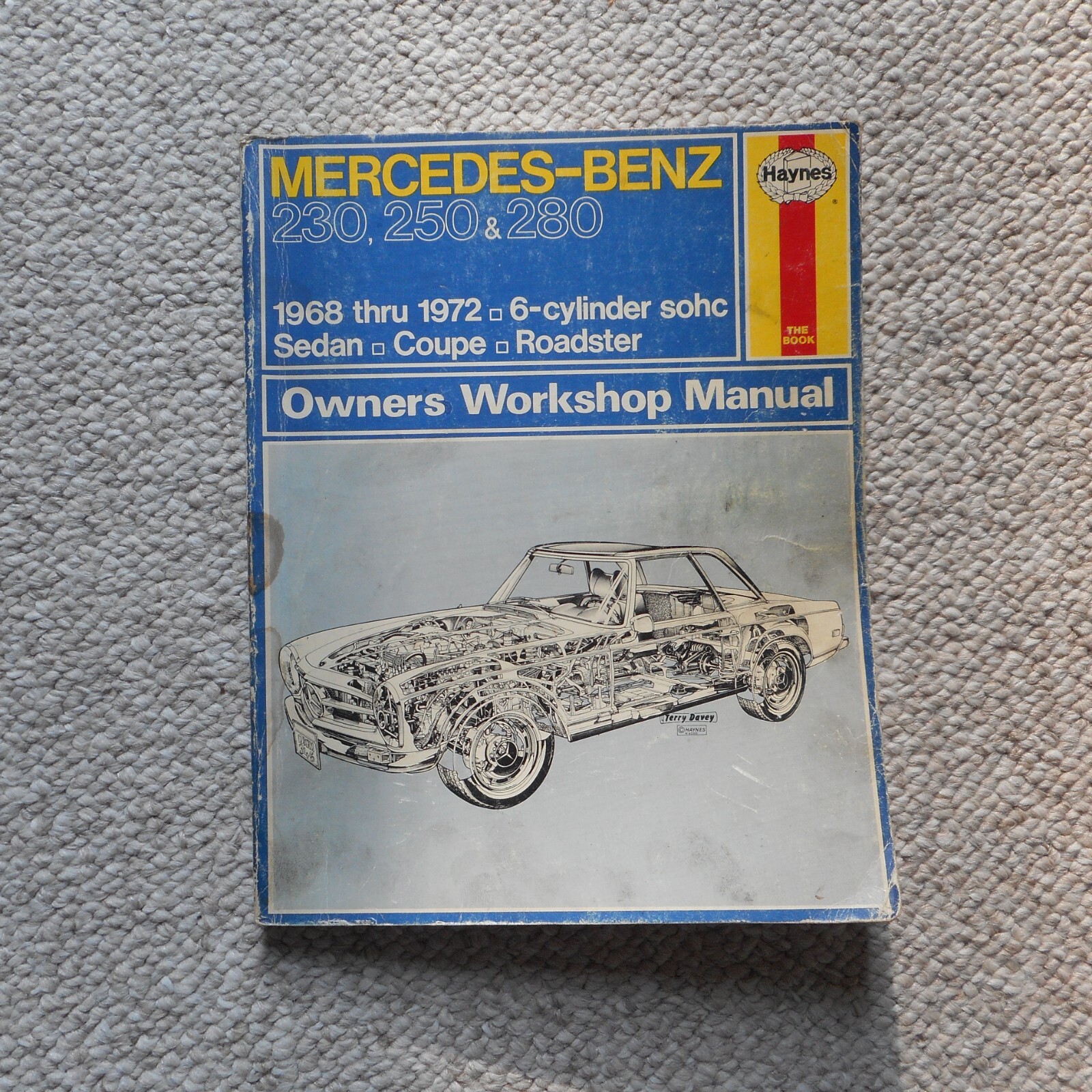 HaynesOwners Workshop Manual Mercedes-Benz 230 250 280 6 Cyl