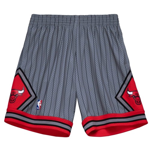 

Мужские ШОРТЫ NBA SWINGMAN Mitchell - Ness - CHICAGO BULLS 1995, Gray/red