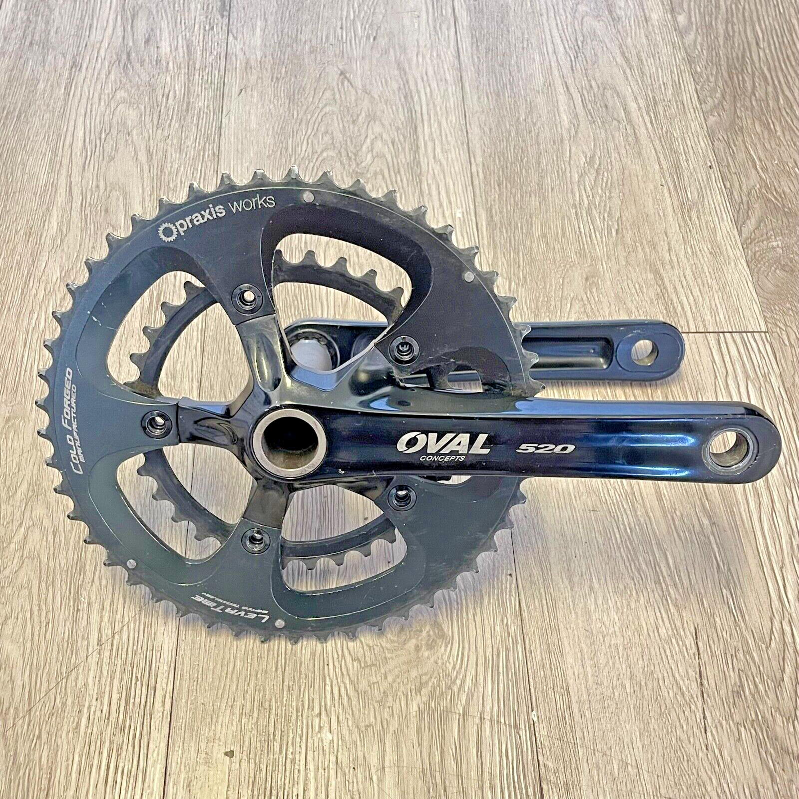 Oval Concepts 520 Crankset w/Praxis 50/34T rings GXP 170MM 10/11 spd