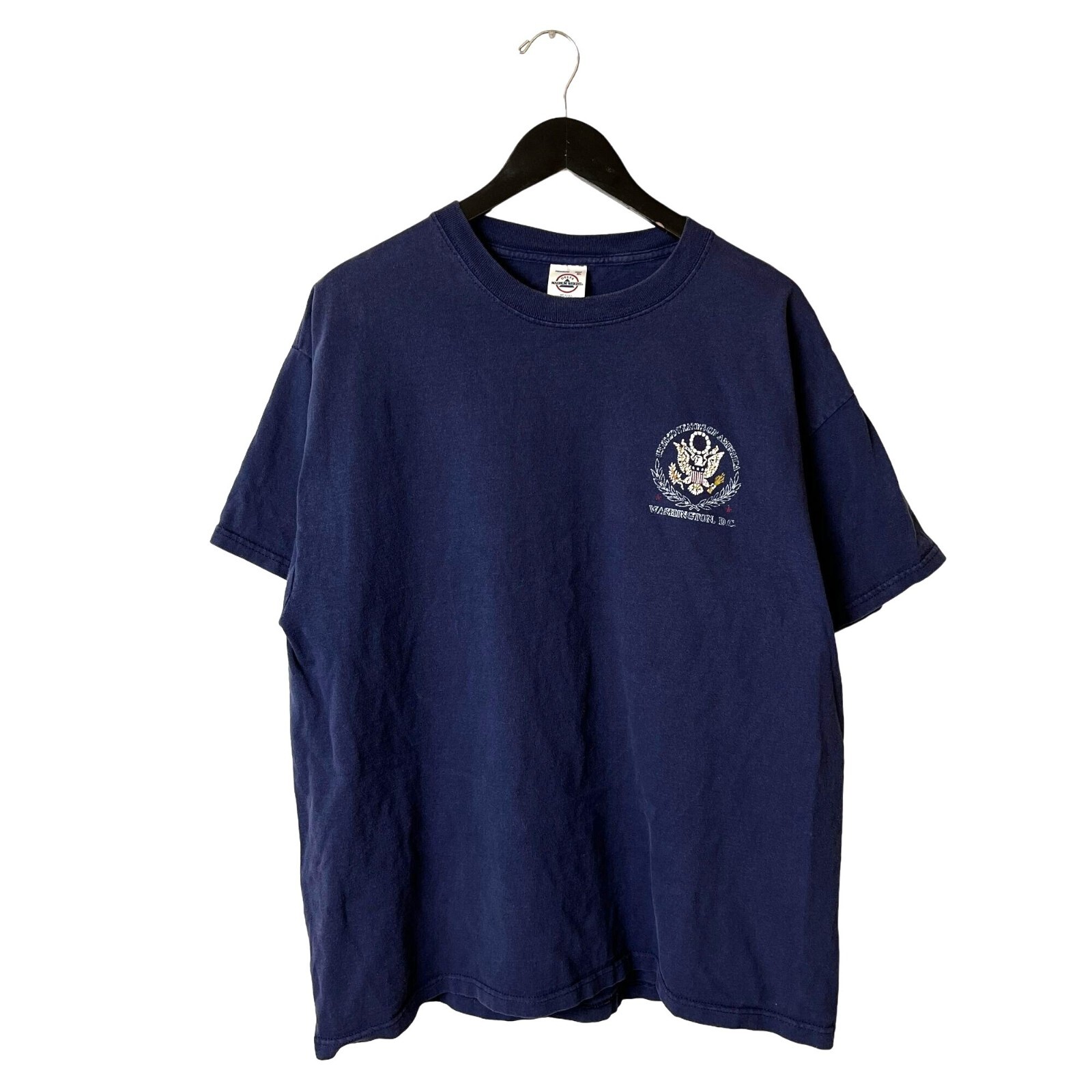 Tシャツ・カットソー COVERNAT CoverNatXWrangler 08 Vintage T-Shirt Blue Tee | Blue | ink blue | Oversize fit | 30-400120 | LINDBERGH