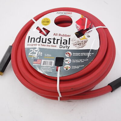 2 Pack of 25 FT Red Heavy Duty Rubber Commercial Grade Hot W