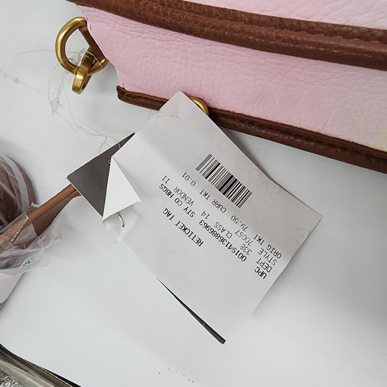 Style & Co Whipstitch Medium Crossbody Bag Women's One Size Dye Block Magnetic - Picture 8 of 19