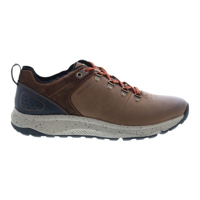 

Florsheim Treadlite Мужские коричневые кожаные кроссовки с простым носком, Коричневый, Florsheim Treadlite Plain Toe