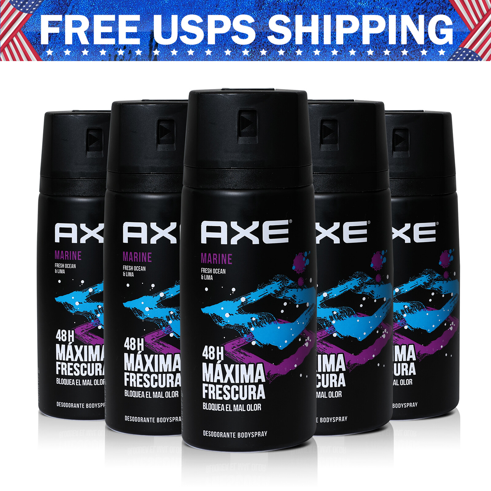 Marine Fresh Ocean & Lima Deadorant  150ml 48hr Protection