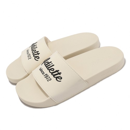 

adidas Adilette Shower Wonder Белые черные мужские повседневные сандалии унисекс GZ9510, Белый, Adilette Shower
