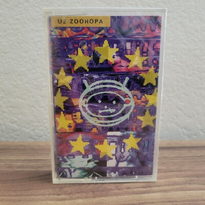 Zooropa by U2 Cassette Tape 1993 Island Records