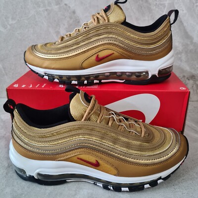 Nike Air Max 97 Metallic Gold Mens Womens Size 5.5 Kids Size 6 UK New Rrp £145