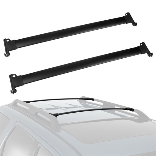 Cross Bars Carrier Set Bolt-on Style Black