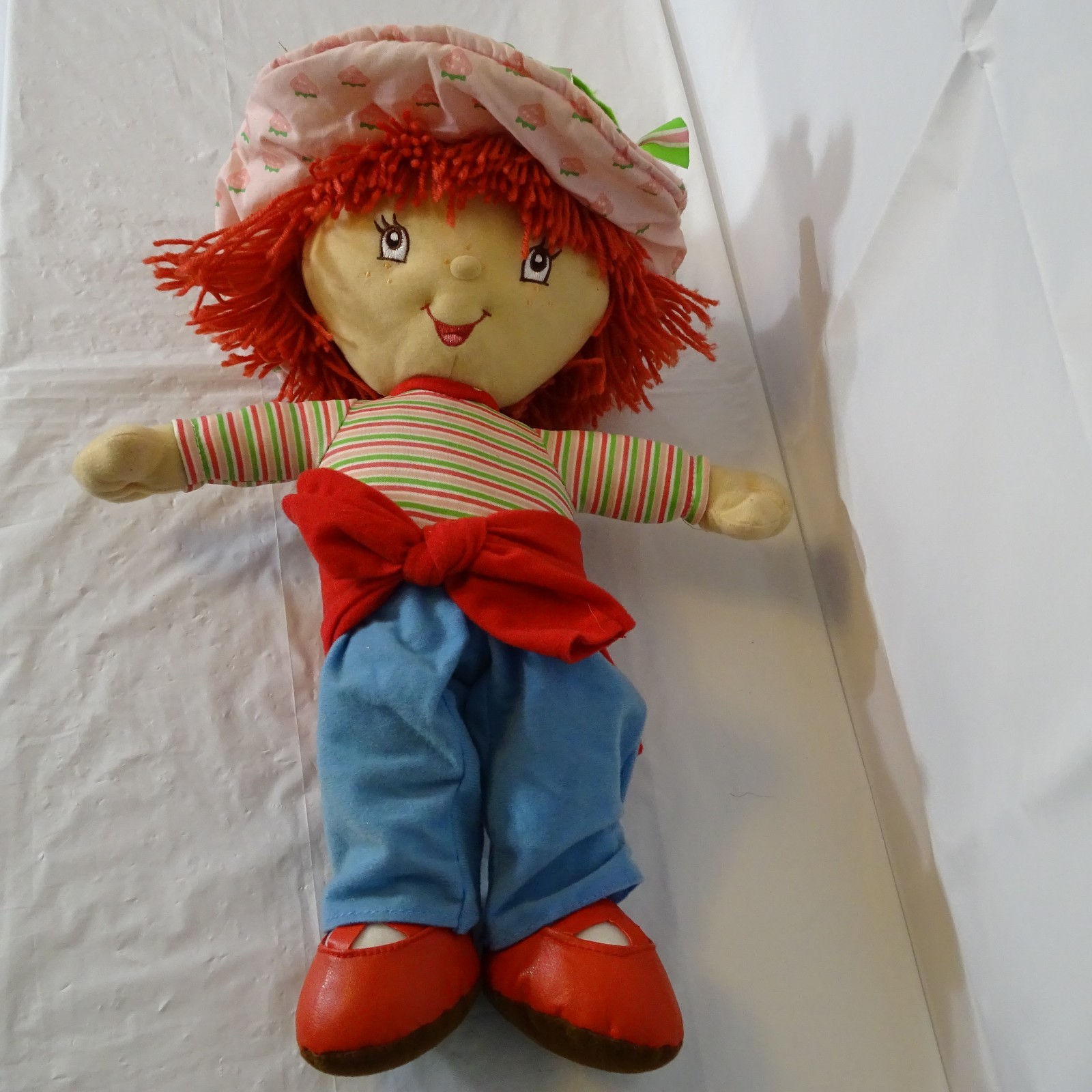 Strawberry Shortcake Stuffed Plush Doll 18 inch Plush Rag Doll Yarn Hair