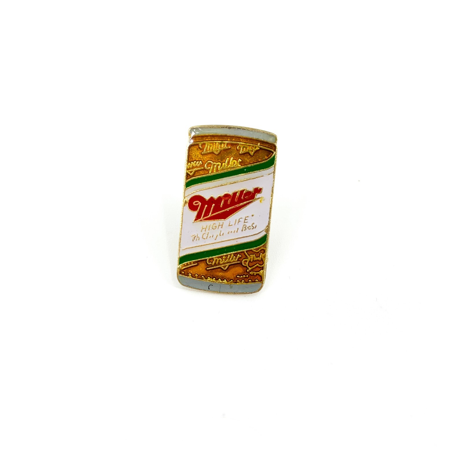 Vintage Miller High Life Beer Can Miller Lite Beer Can Enamel Pin Pinback Set