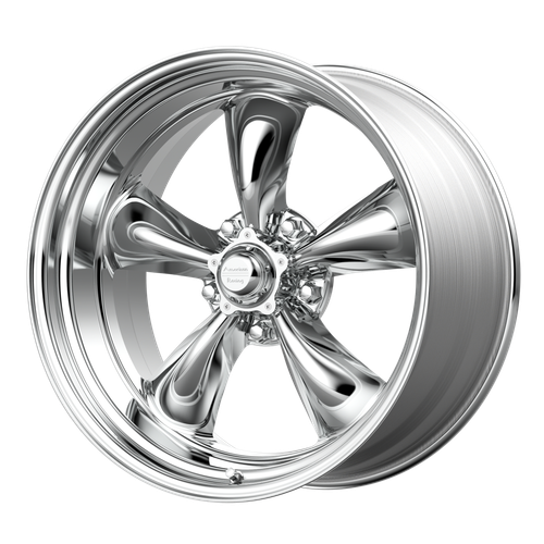 15x8 American Racing VN515 TORQ THRUST II 1 PC Polished Wheel 5x4.75 (0mm)