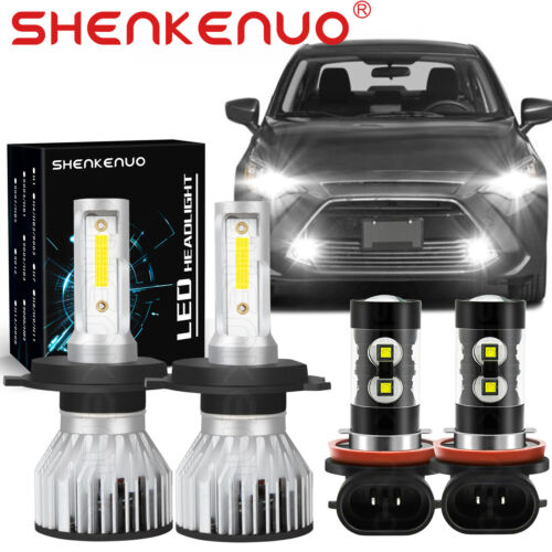 9006 9005 High&Low Beam For Toyota RAV4 2006 2007 2008 2009 2010- 2015 LED Headlights H11 Fog Lights 6pcs