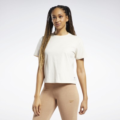 

Женская неокрашенная повседневная футболка Reebok Classics Natural Dye SS Lifestyle, Белый, Reebok Classics Natural Dye SS Lifestyle T-Shirt