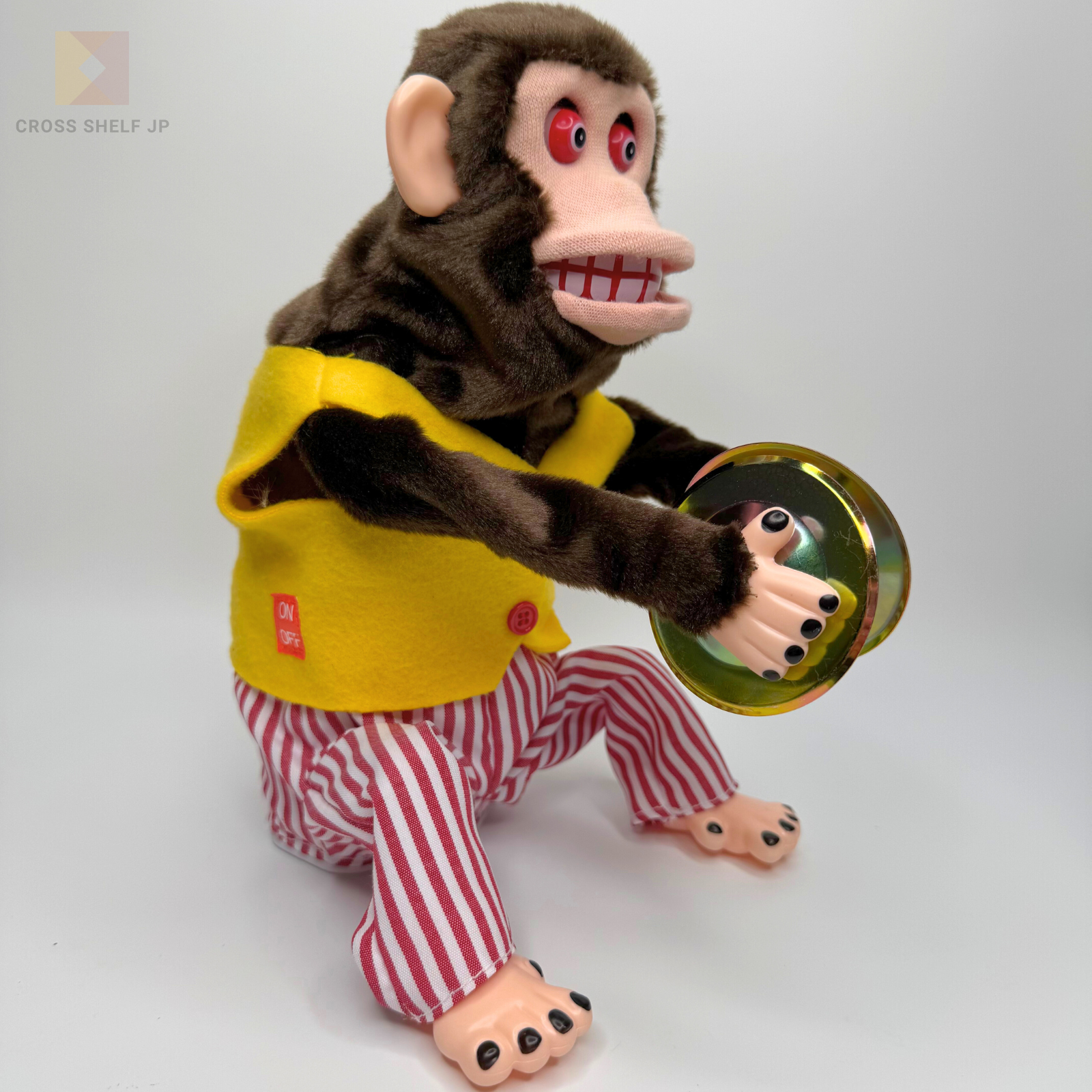 YAMANI Jolly Chimp Monkey Toy Cymbal Playing Musical Retro