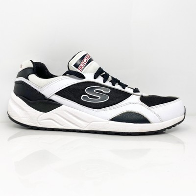 

Skechers Womens OG 95 Hug It Out 610 Черная повседневная обувь Кроссовки Размер 9, Черный, OG 95 Hug It Out