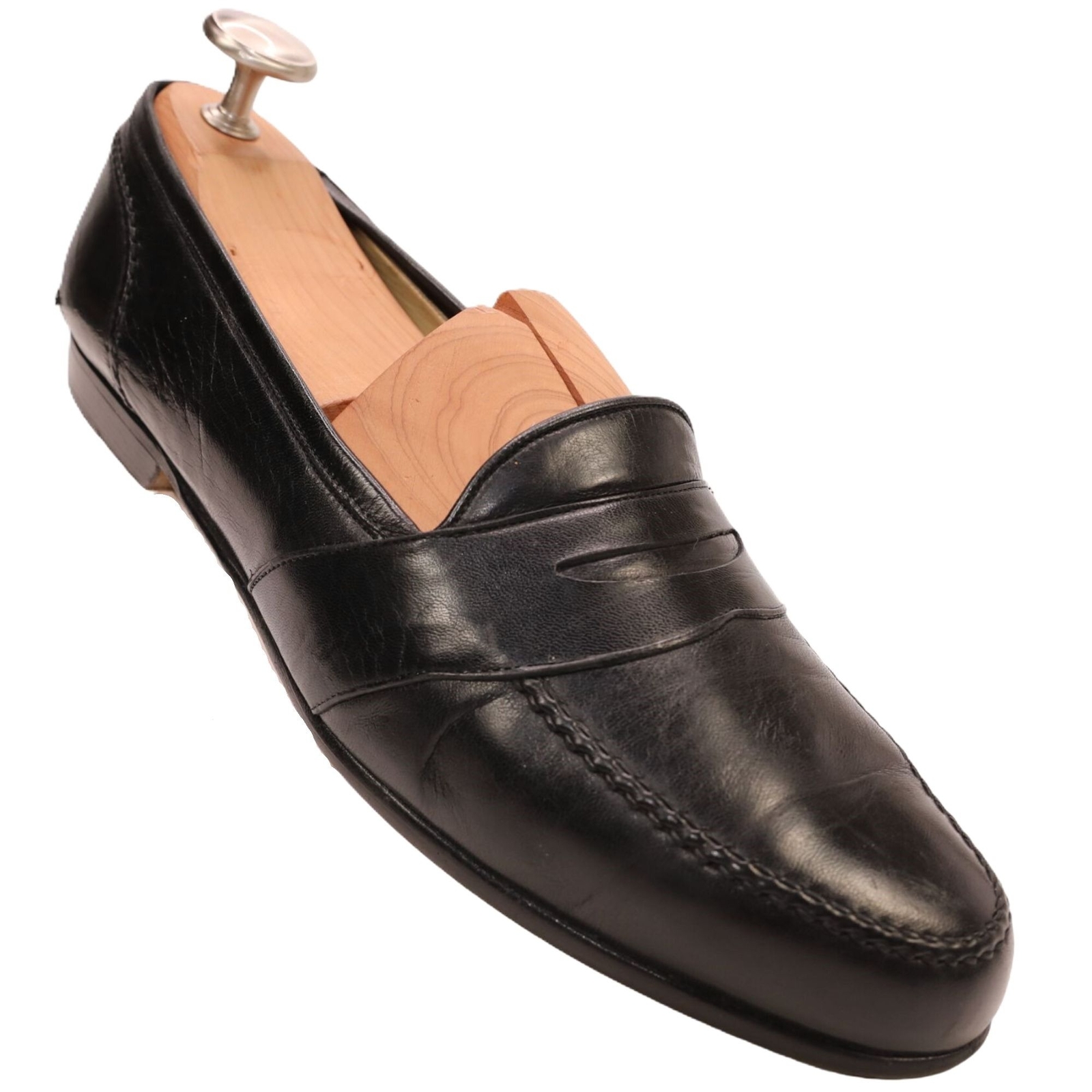 靴 COLE HAAN Bragano Vintage Bragano Cole Haan Italy Men's 11 Black Leather Dress