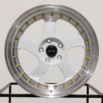 4-New 18'' Vors VR2 Wheels 18x9 5x112 35 White Rims 73.1