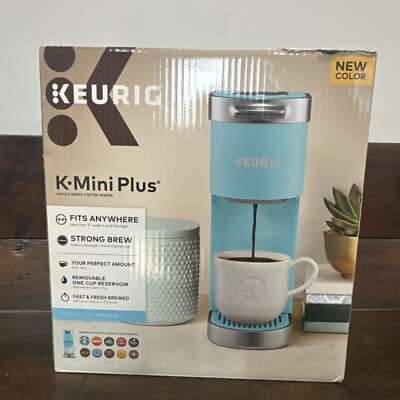 Keurig Teal K-Mini Single Serve K-Cup Pod Perfect Coffee Maker ,oasis