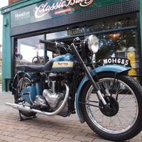 1952 Panther M75 350cc With Buff Logbook Running Condition Last Owner 10 Years