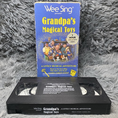Wee Sing Grandpa's Magical Toys VHS 1988 Price Stern Sloan