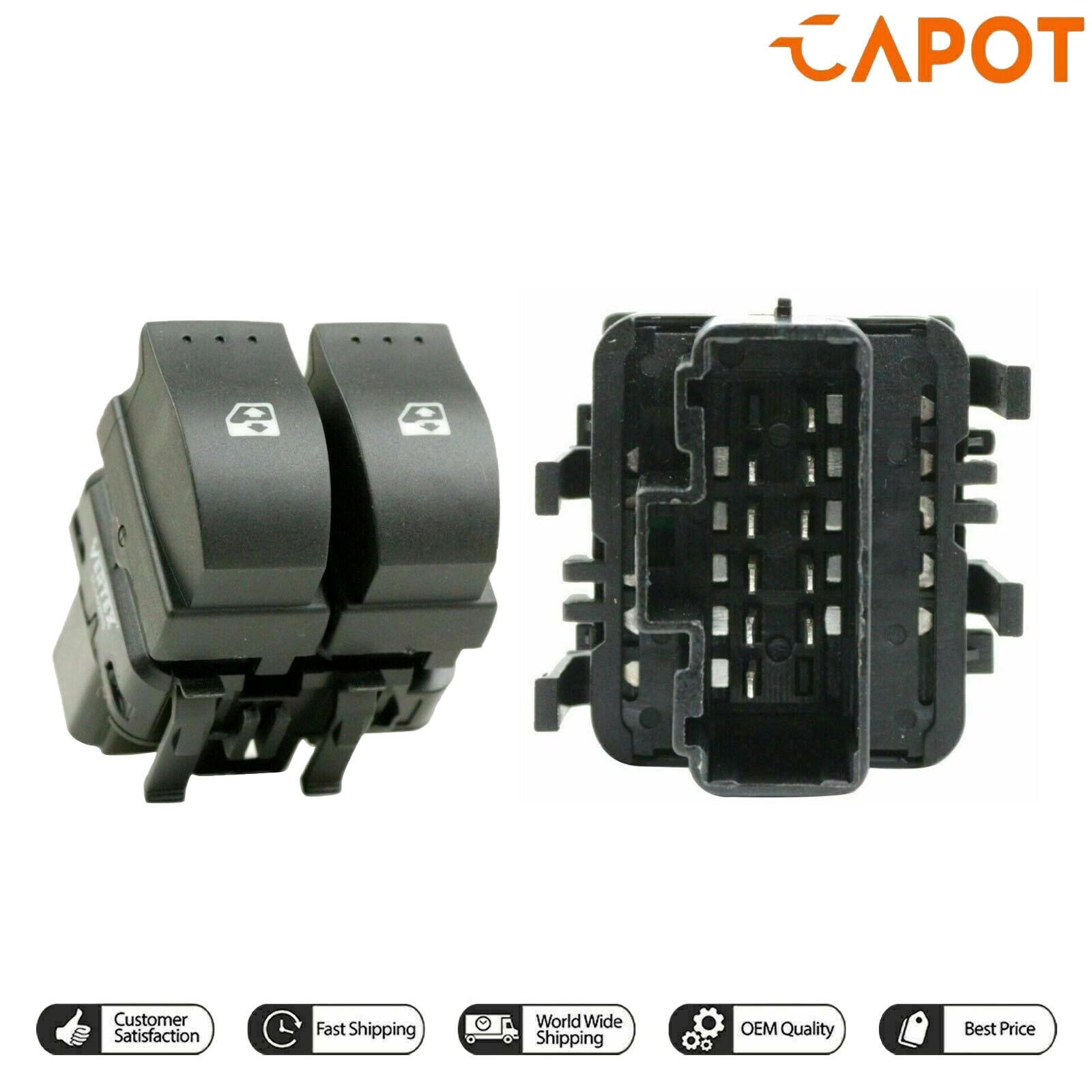 Renault Trafic II 2002-2013 Electric Window Master Control Switch 10-Pin