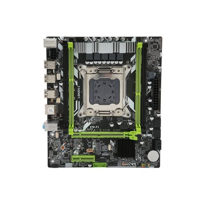 LGA 2011 Motherboard, X79 F1 M ATX Motherboard for Intel Xeon E5 V1 V2, i7 CP...