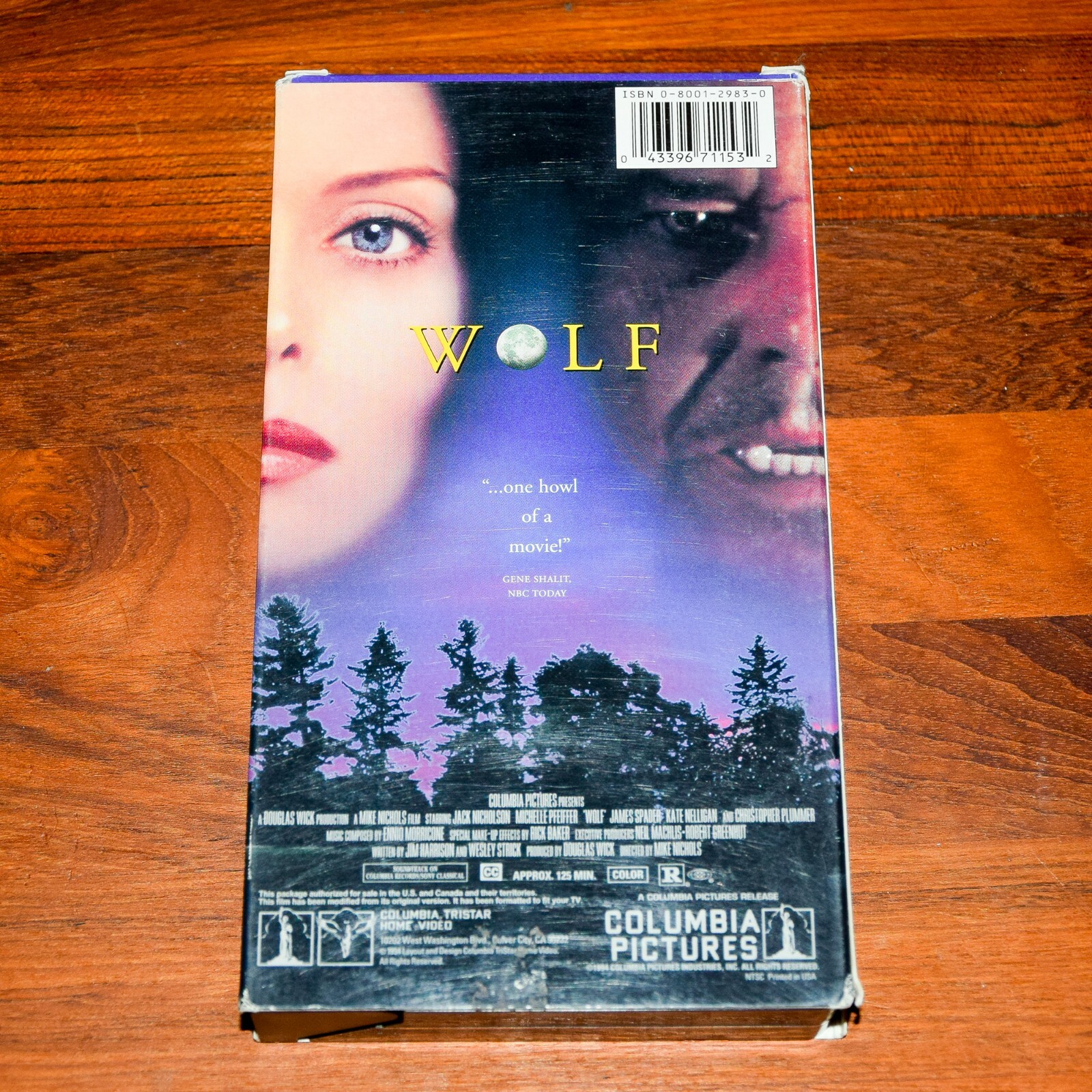 Wolf - Jack Nicholson, Michelle Pfieffer - VHS Horror