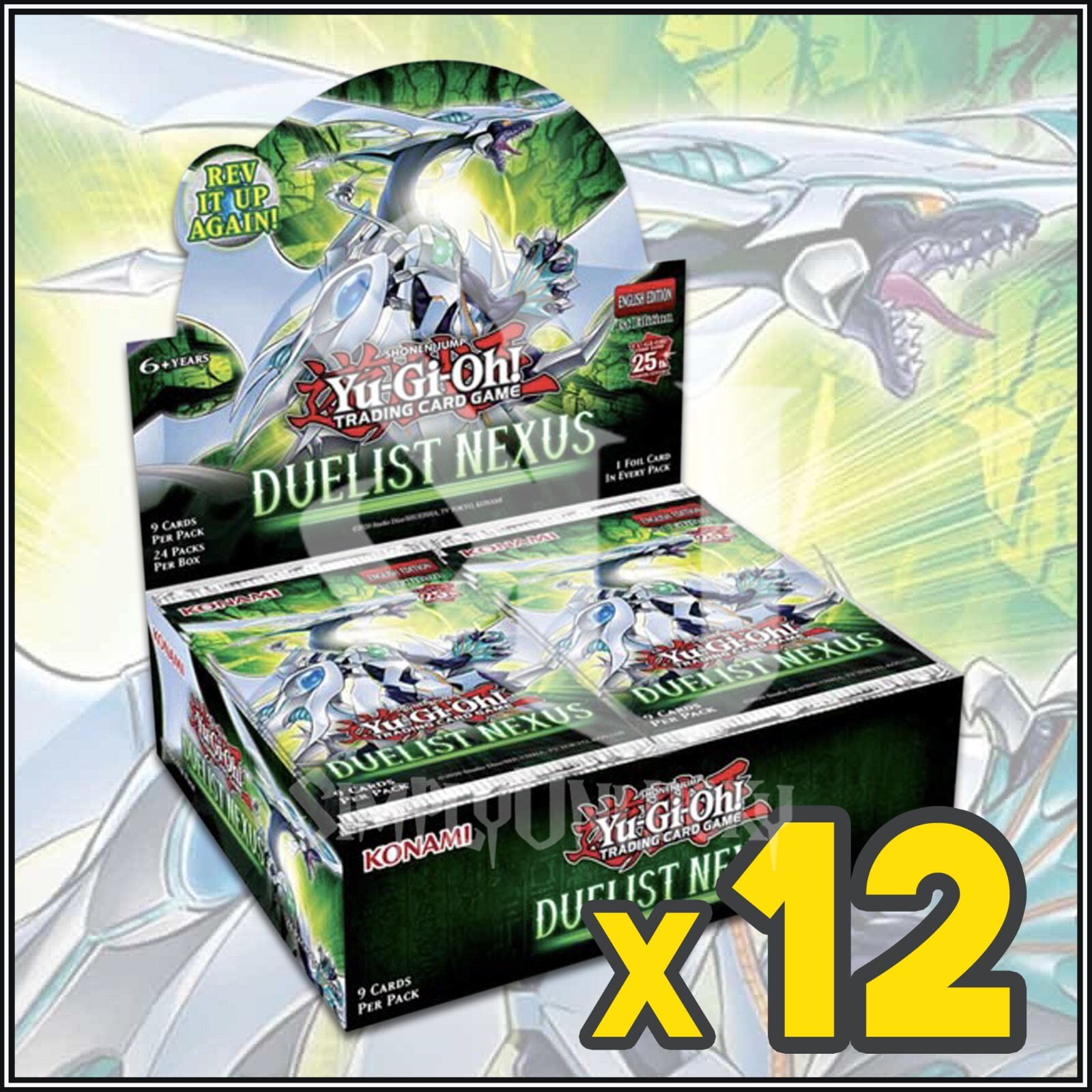 YuGiOh Duelist Nexus Booster Box Case 12 Boxes English New