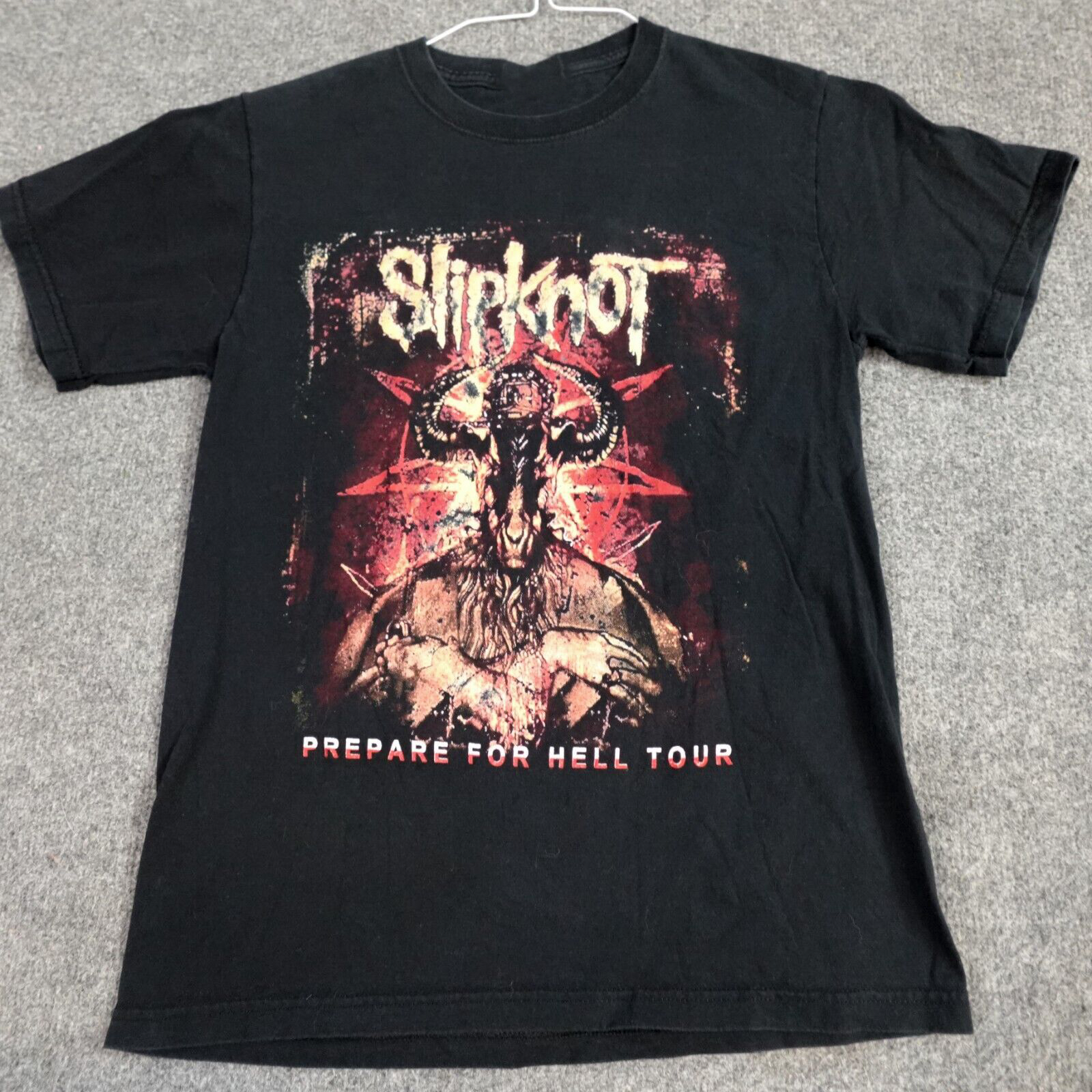 Slipknot Tシャツ 　ブラック　Prepare for Hell Slipknot Black Prepare for Hell Tour Short Sleeve Unisex T