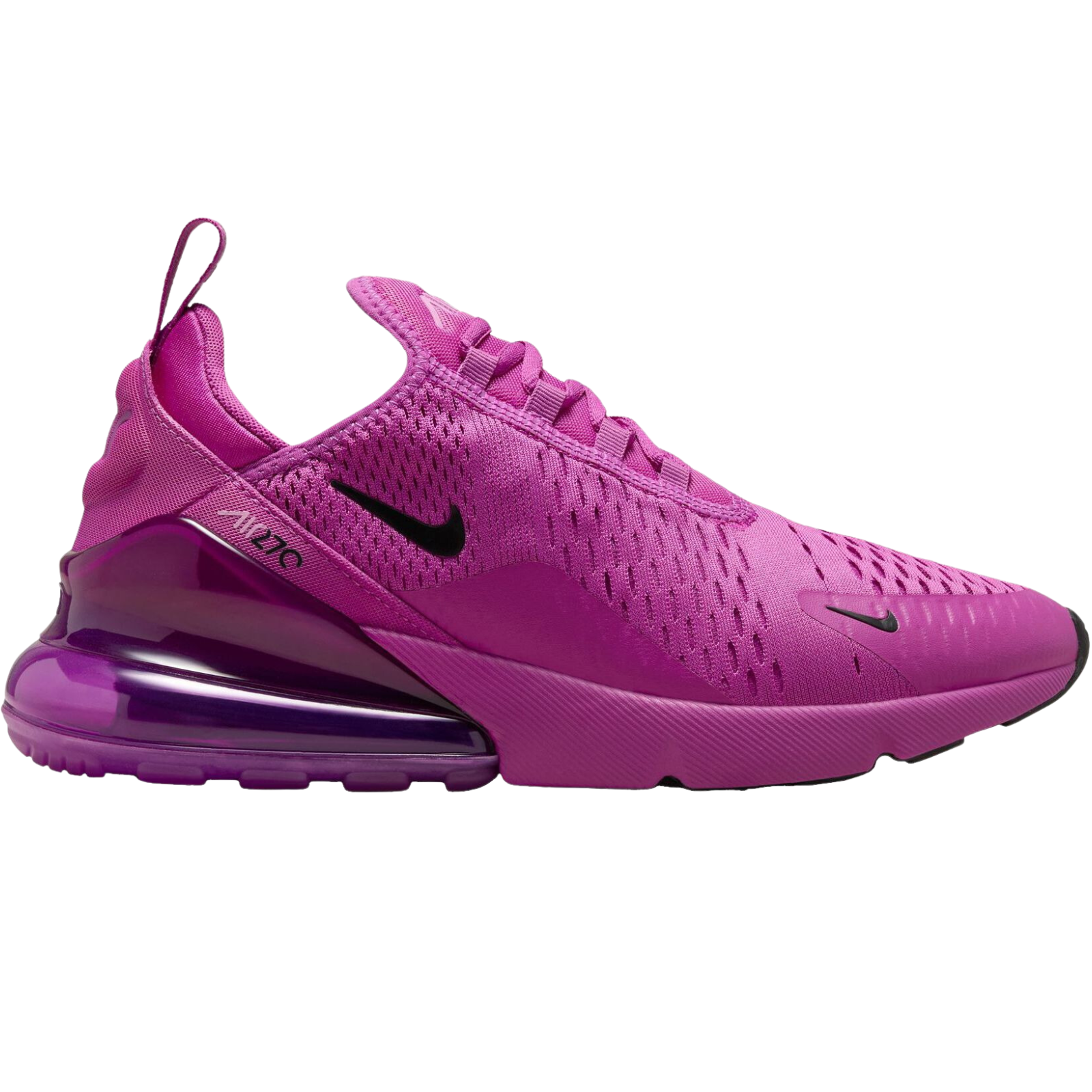 Женские кроссовки Nike AIR MAX 270, цвет фуксия, розовый, черный, размеры США 6-11 AH6789-501